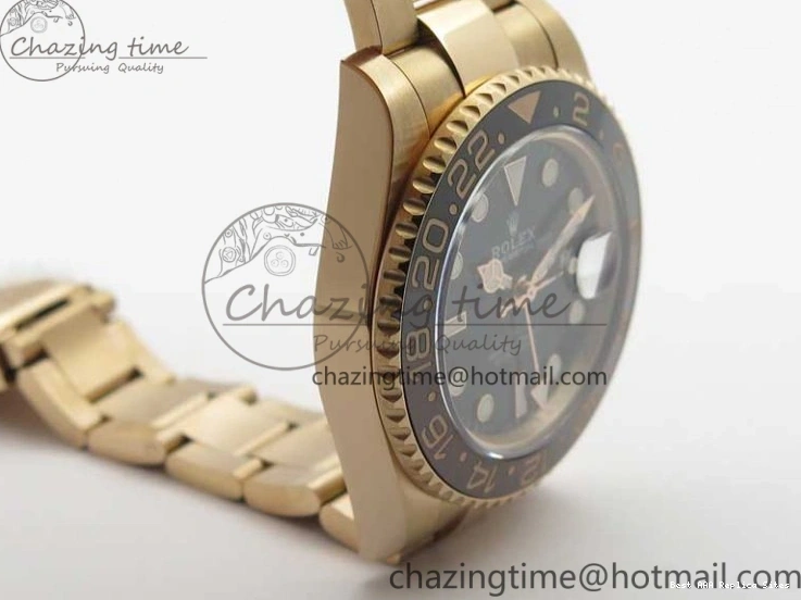 AAA Replica Watches CHNR Comfortable A 1:1 on 316L Master Steel 126715 Black Dial 2961 Brown Best Bracelet Edition Ceramic GMT Black GMF II RG 0123